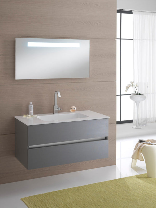 Mobile Bagno Sospeso 101cm TFT Bali Piombo Bianco online