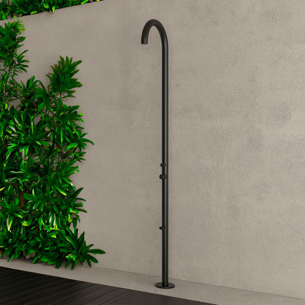 Doccia da Giardino in Acciaio Inox con Sistema C-box Sined Olbia Nero online
