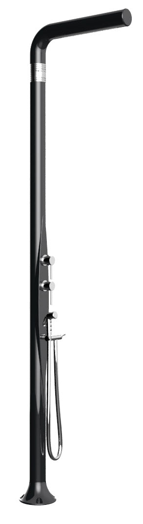 sconto Doccia da Esterno Giardino Miscelatore Deviatore e Doccetta Mobile Arkema Funny Yang Top Line Perla