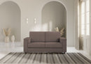 Divano 2 Posti 148x85x85 cm Marrak in Tessuto Talpa
