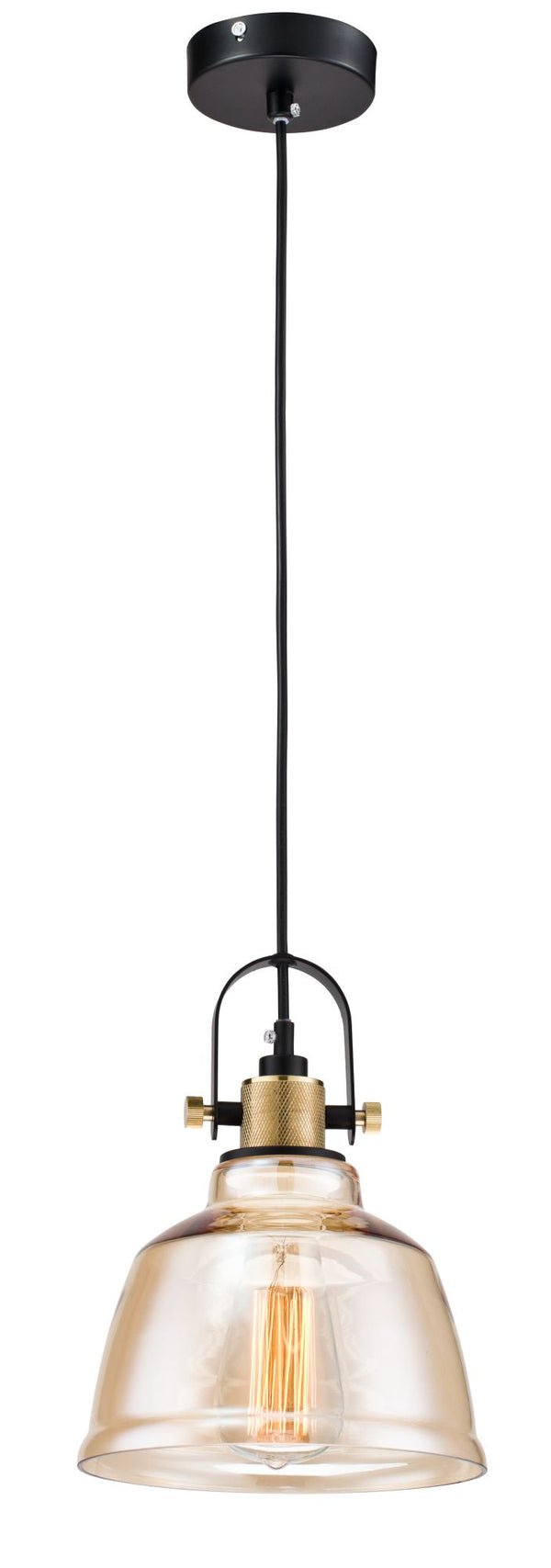 Lampada pendente Pendant in Metallo Irving Nero online