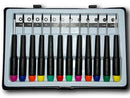 Cacciaviti 12 pz ripara notebook orologi croce taglio torx con custodia