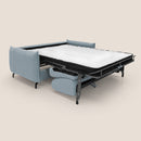 Divano Letto 2 Posti 175x95x96 cm in Tessuto Carta Da Zucchero