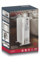 Stufa Termosifone ad Olio 2000W 9 Elementi Kooper Santorini Nove