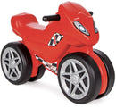 Mini Moto Primipassi Cavalcabile 31x65x42 cm Rosso