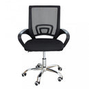 Poltrona da Ufficio Pollie Nera 52x56,5x85/95 h cm in Poliuretano Nero