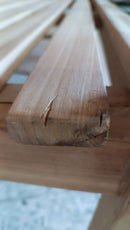 Panca 3 Posti da Giardino in Legno Teak Vorghini Lampedusa Seconda Scelta