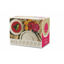 Servizio Piatti 18 Pezzi in Gres Villa d'Este Duchessa Bianco