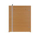 Specchio Armadietto da Bagno Pensile Illuminato con Luci LED 50x60x15 cm 