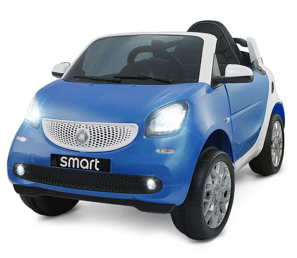 Macchina Elettrica per Bambini 12V Smart Fortwo Cabrio Blu acquista