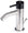 Rubinetto Miscelatore Monocomando Bidet in Acciaio Inox Maniglia Carbone