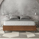Letto Matrimoniale Azelia Era 04 Arancione Varie Misure