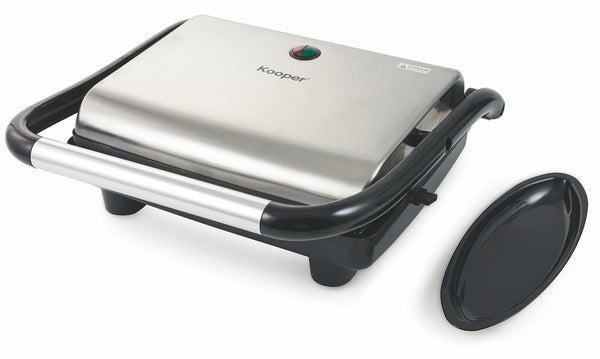 Bistecchiera Piastra Elettrica 32x36x12 cm 1600W in Acciaio Kooper Poldo acquista