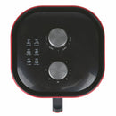 Friggitrice Elettrica ad Aria 1400W 4,8 Litri Kooper Dorè Rossa