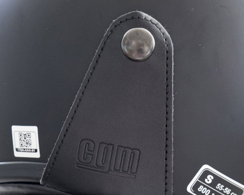 Casco Jet per Scooter CGM Evoke 170A Nero Opaco Varie Misure