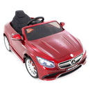 Macchina Elettrica per Bambini 12V con Licenza Mercedes S63 AMG Rossa