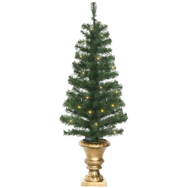 Albero di Natale Artificiale H120 cm 140 Rami con Luci LED Verde acquista