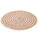 Set 6 Tovagliette Ø38 cm  in Paglia e Carta VdE Tivoli 1996 Spiral