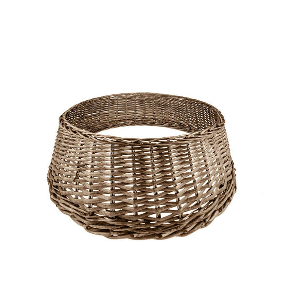 acquista Base per Albero di Natale in Rattan Ø50 cm Grigio