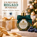 Set 24 Gel Doccia Natalizi 100 Ml Profumo Mirtillo Pallina Natale con Fiocco