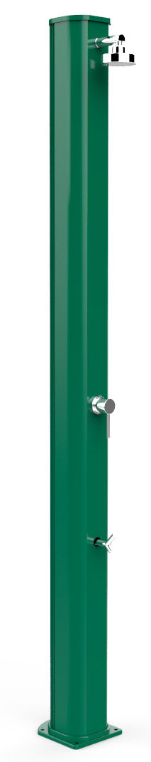 prezzo Doccia Solare da Giardino 40L Miscelatore e Lavapiedi Arkema Big Jolly Verde