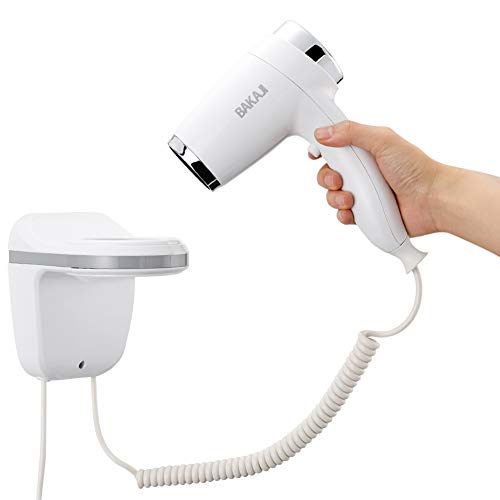 Asciugacapelli Parete Muro Hotel Cromo Phon Asciuga Capelli Bagno Albergo 1100W prezzo