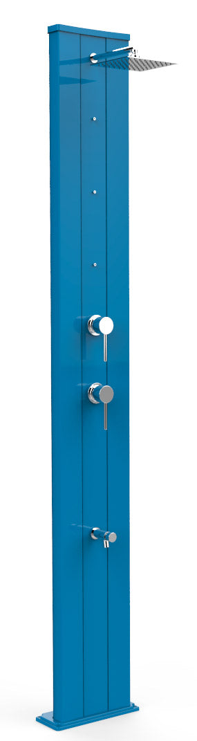 online Doccia Solare da Giardino 40L Miscelatore Nebulizzatore e Lavapiedi Arkema Dada S Blu