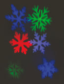 Proiettore Laser a Led Fiocchi di Neve Luci Natalizie da Interno Soriani Snowflake