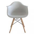 Sedia Moritz 53x47x82 h cm in Legno Grigio