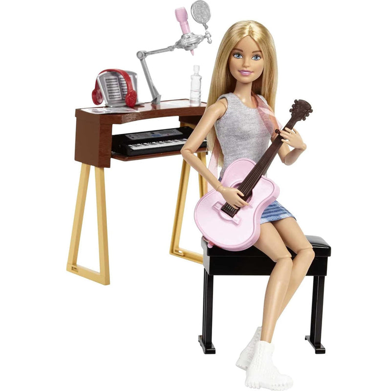 Barbie Musicista Accessori Tastiera e Chitarra Giocattolo Articolato Idea Regalo