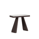 Consolle Allungabile 90-300x40x77 cm in Nobilitato Bianco