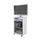 Mobile porta Tv Crescendo 50 47x40x73H cm bianco frassinato