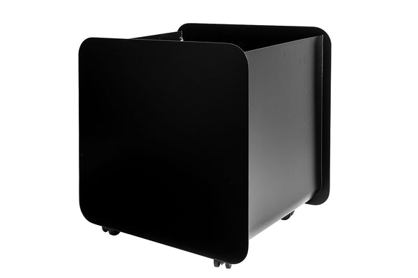 online Porta Pellet Senza Coperchio 40x49x50 cm in Ferro Verniciato Grigio Martellato