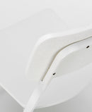 Set 4 Sedie 51x51,5xH82 cm in Legno e Metallo Woody Bianco