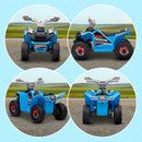 Mini Quad Elettrico per Bambini 6V Blu Grigio e Nero