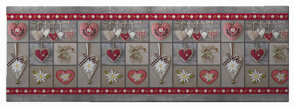 sconto Tappeto Passatoia in Poliestere con Stampa Digitale Tirol Varie Misure