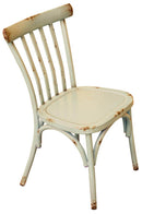 Sedia da Giardino in Lamiera Vorghini Euridice Avorio Anticato