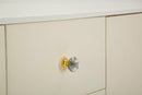 Mobile Sharon 120x40x85 cm in Pino e MDF e Metallo e Plastica      