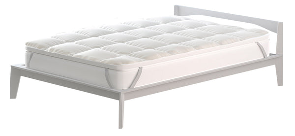 Topper Trapuntato 600 gr/mq con Elastici Plus Bianco Varie Misure acquista