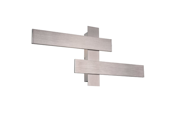 acquista Applique da Interno a LED in Metallo Nickel Opaco