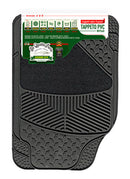 Set 4 Tappetini Universali per Auto in gomma PVC e Moquette Neri Mr Posh 17170