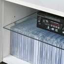 Mobile Porta TV Fino a 55" 160x35x30 cm con Luci LED Bianco