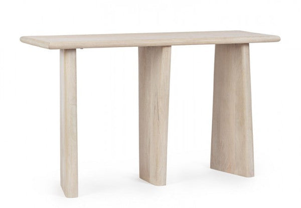 Consolle 130x40x75 cm Caffè White in Legno Naturale prezzo