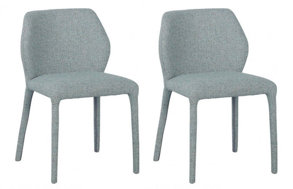 Set 2 Sedie da Soggiorno 50x55x77,5 cm in Poliestere Libby Felce online
