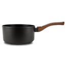 Casseruola Ø18 cm Antiaderente Induzione Silex Elegance Wood Nero