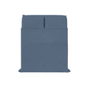 Set Lenzuola Sopra Sotto e 2 Federe Linea Water Washed Blu