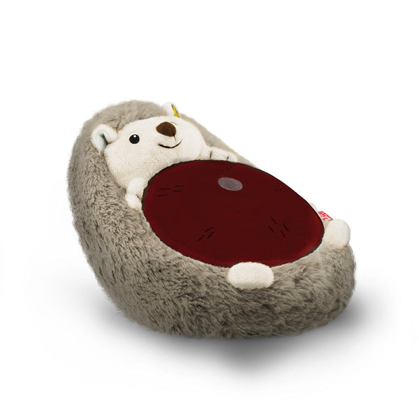 Riccio con Proiettore Tramonto e Uccellini 16x13x24 cm in Peluche Grigio prezzo