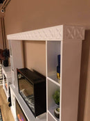 Camino Elettrico da Pavimento 183,5x182x30 cm Effetto Fiamma 1500W Sorento plus & Adeli