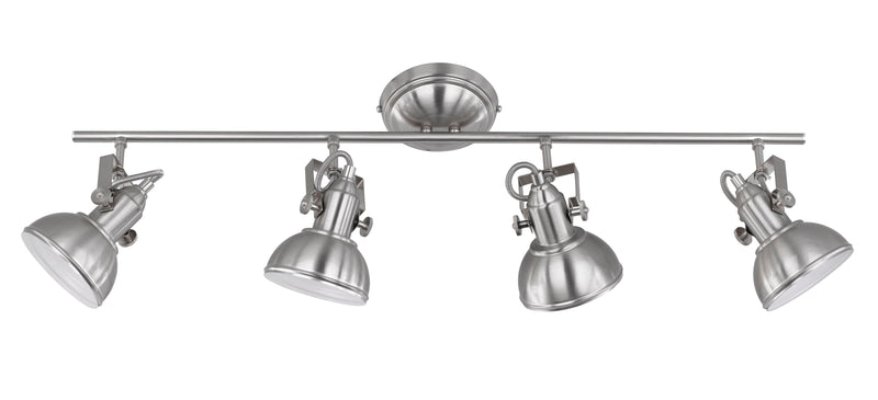 Faretto da Interno  E14 in Metallo Nickel Opaco