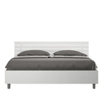 Letto Matrimoniale Testata Doghe Dritta Ankel Bianco Frassino Varie Misure